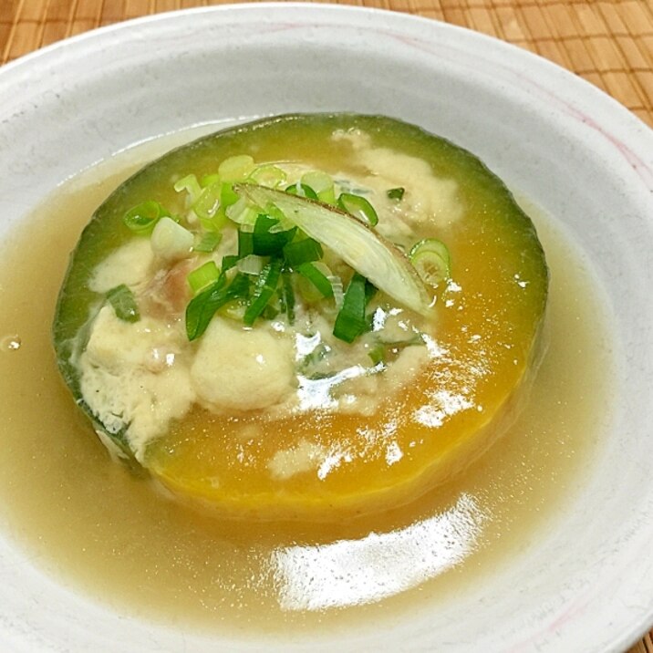 すくなカボャのとうがんあんかけ